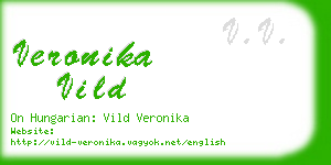 veronika vild business card